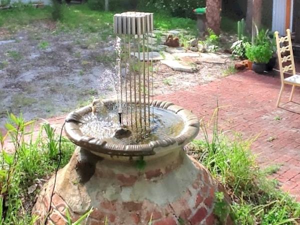 Bird Bath with Fountain
