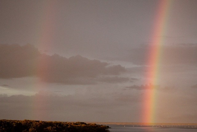 Double Rainbow over the Gulf